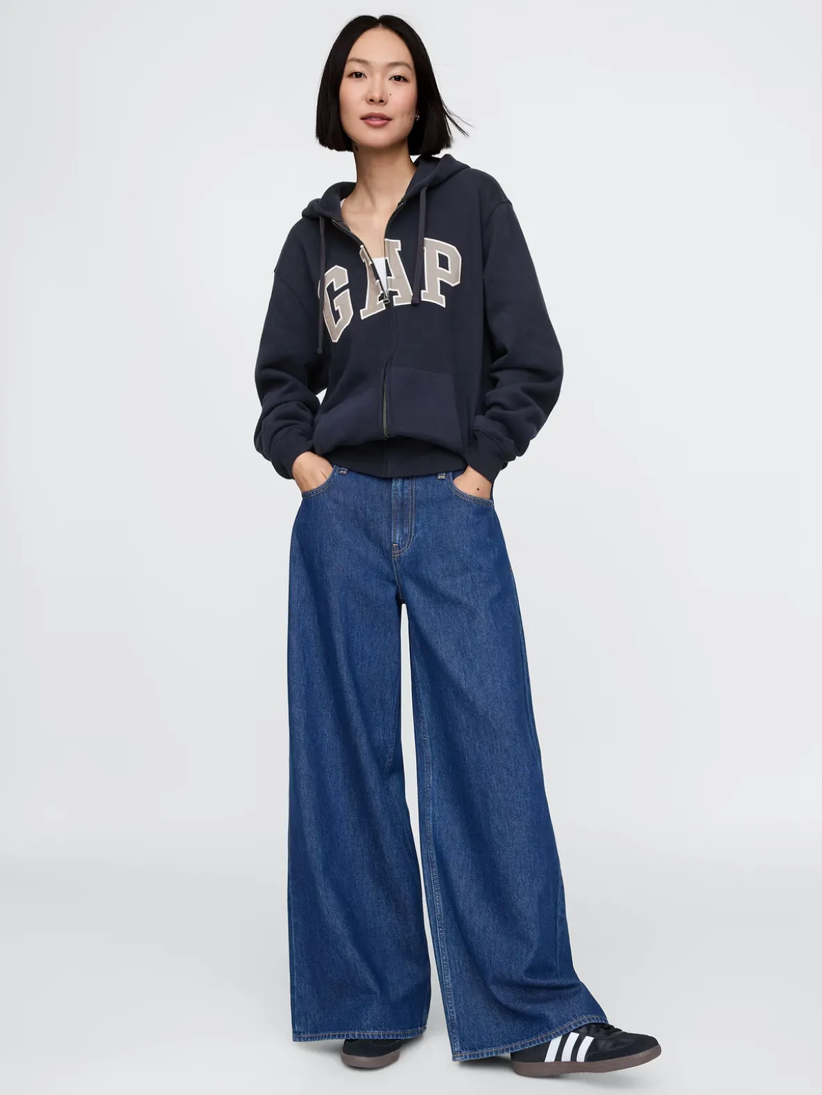 Adult VintageSoft Arch Logo Zip Hoodie