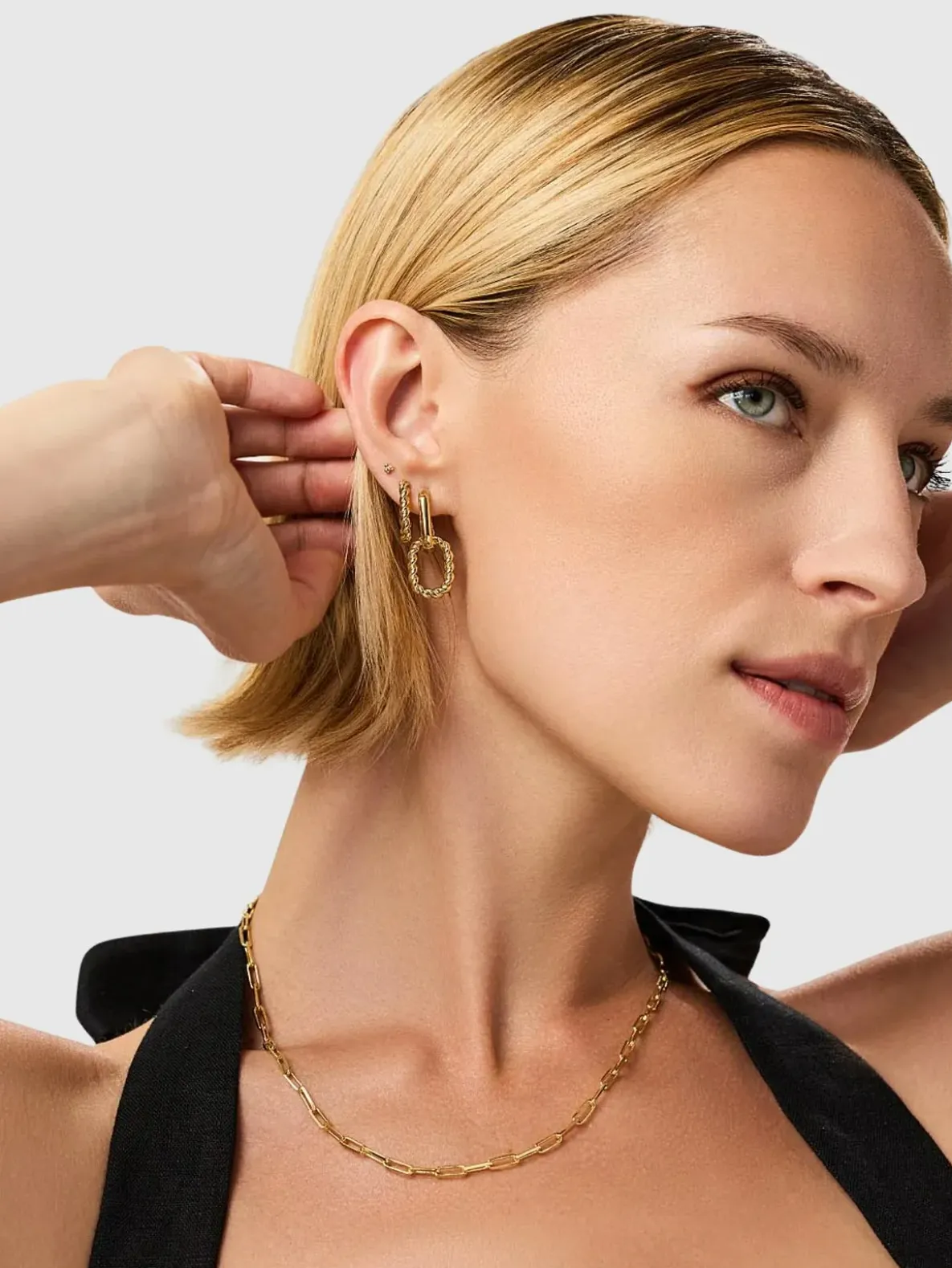 Ana Luisa Ash Double Hoop Earrings