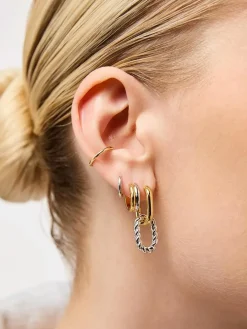 Ana Luisa Asher Huggie Hoop Earrings