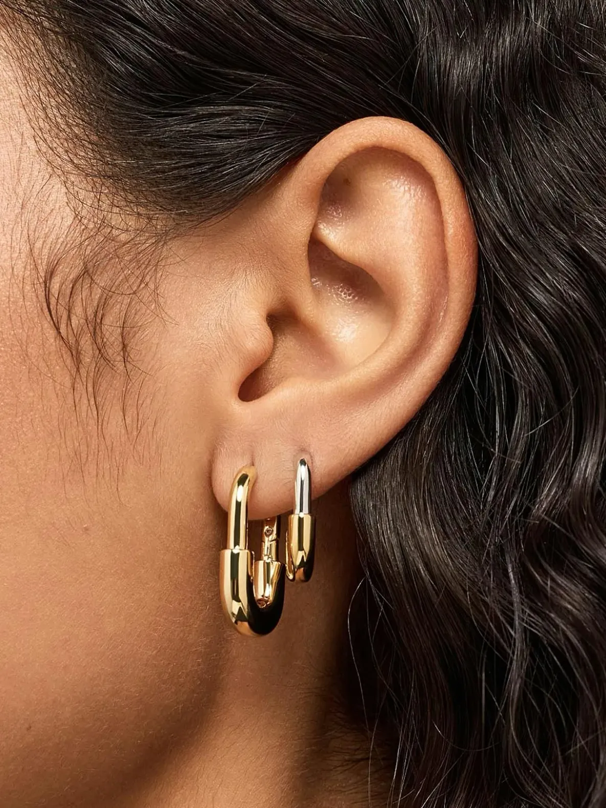 Ana Luisa Brynley Large Gold Hoops