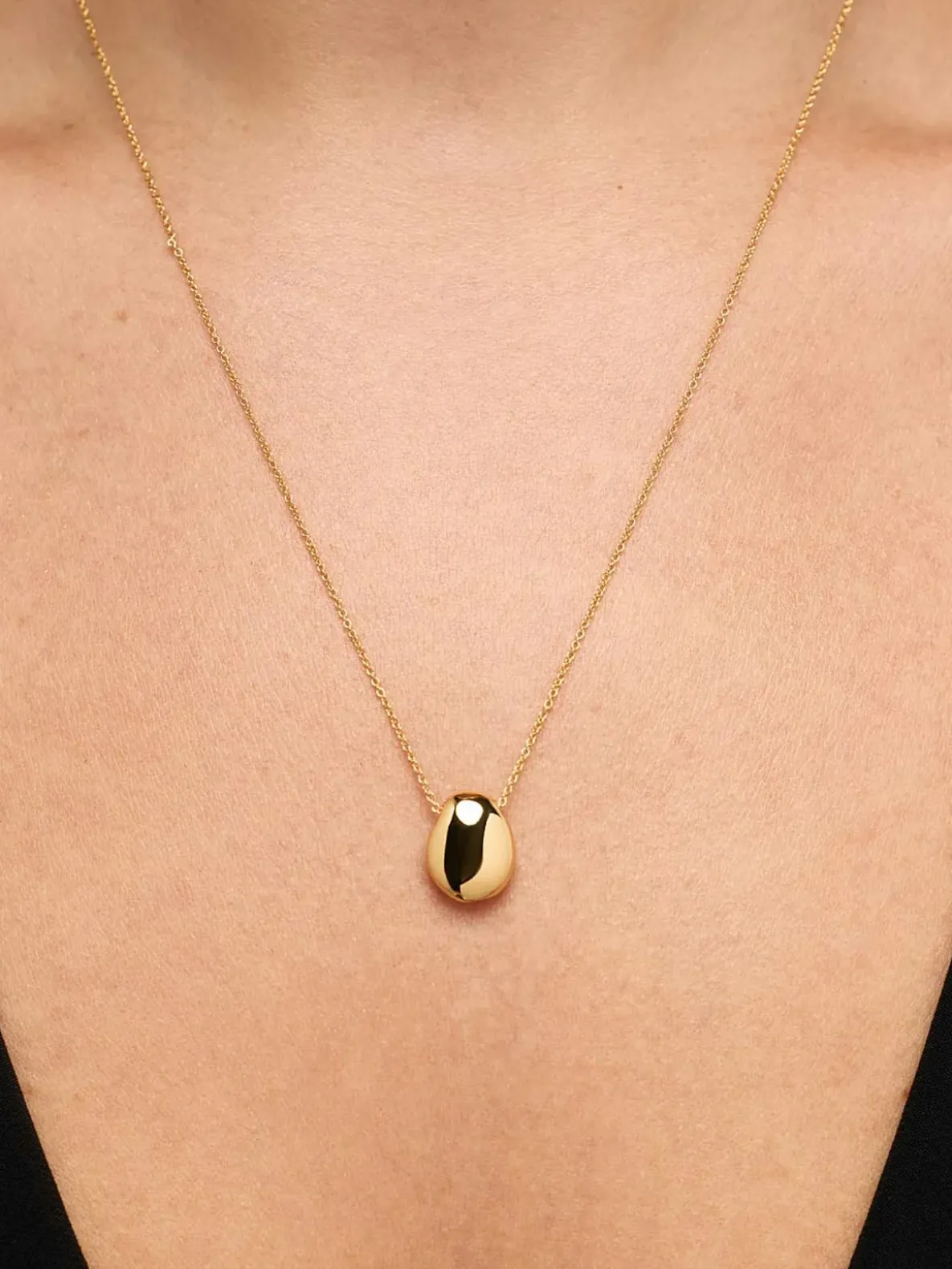 Ana Luisa Gold Mini Pebble Necklace