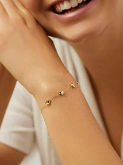 Ana Luisa Lani Heart Bracelet