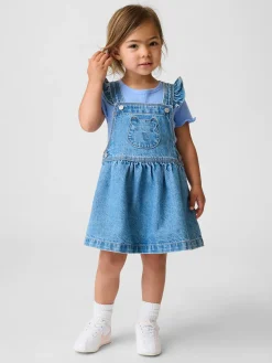 Baby & Toddler Bear Pocket Denim Skirtall