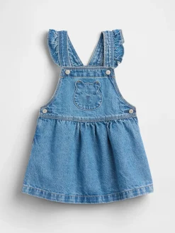 Baby & Toddler Bear Pocket Denim Skirtall