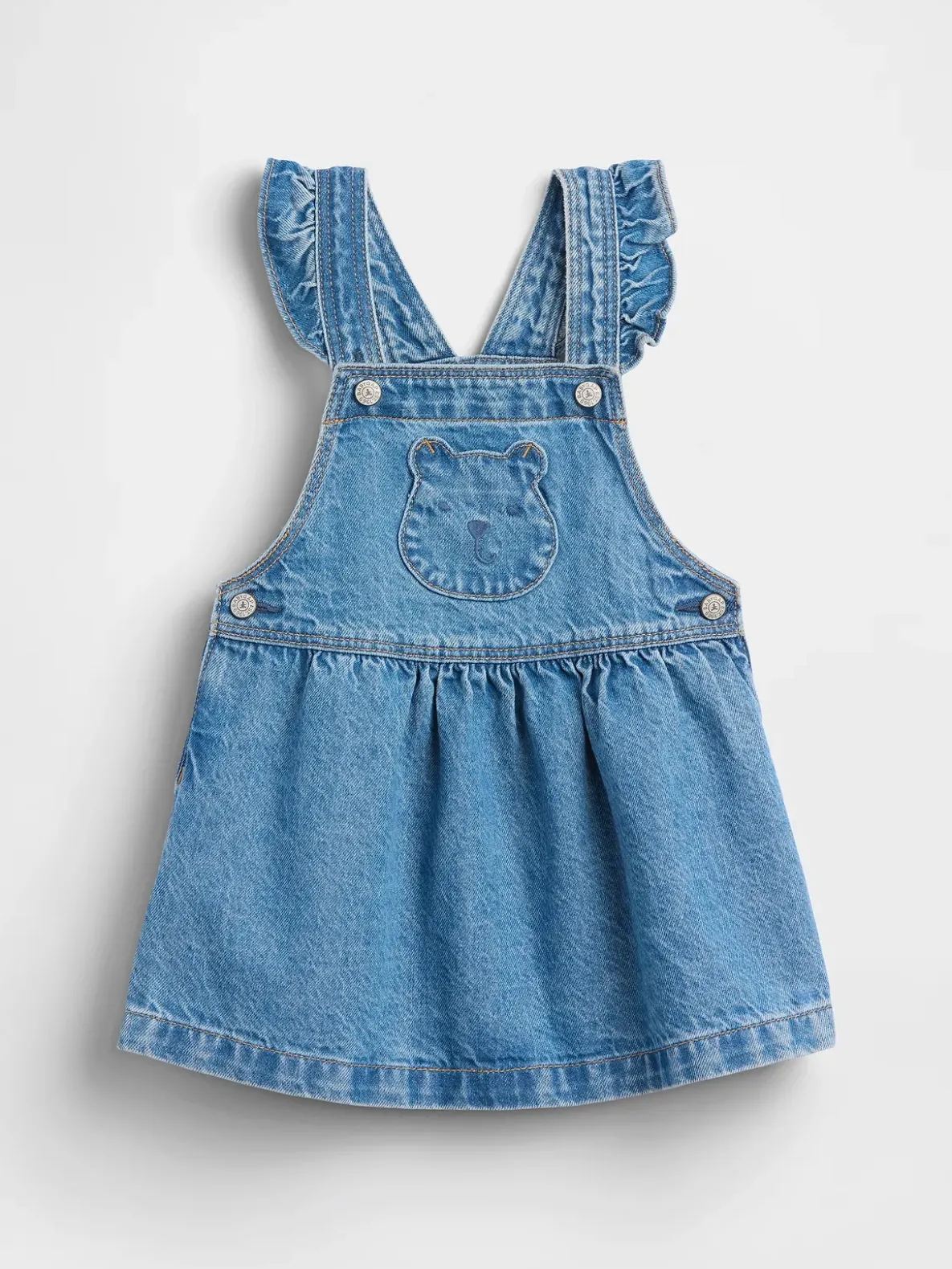 Baby & Toddler Bear Pocket Denim Skirtall