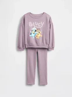 Baby & Toddler Bluey VintageSoft Sweatshirt & Rib Leggings Set