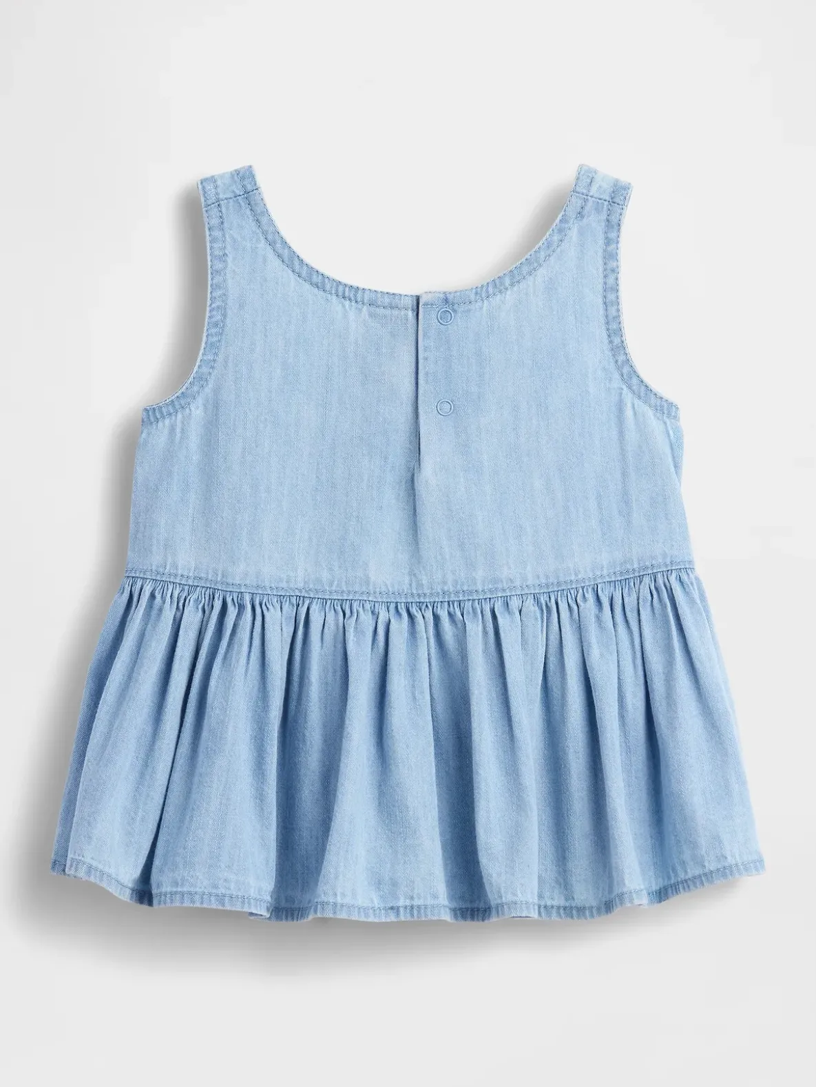 Baby & Toddler Bow Denim Tank Top