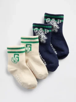 Baby & Toddler Brannan Bear Varsity Logo Crew Socks (2-Pack)