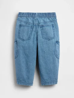 Baby & Toddler Brannan Bear Pocket Pull-On Barrel Jeans