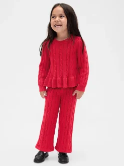 Baby & Toddler Cable-Knit Sweater Set