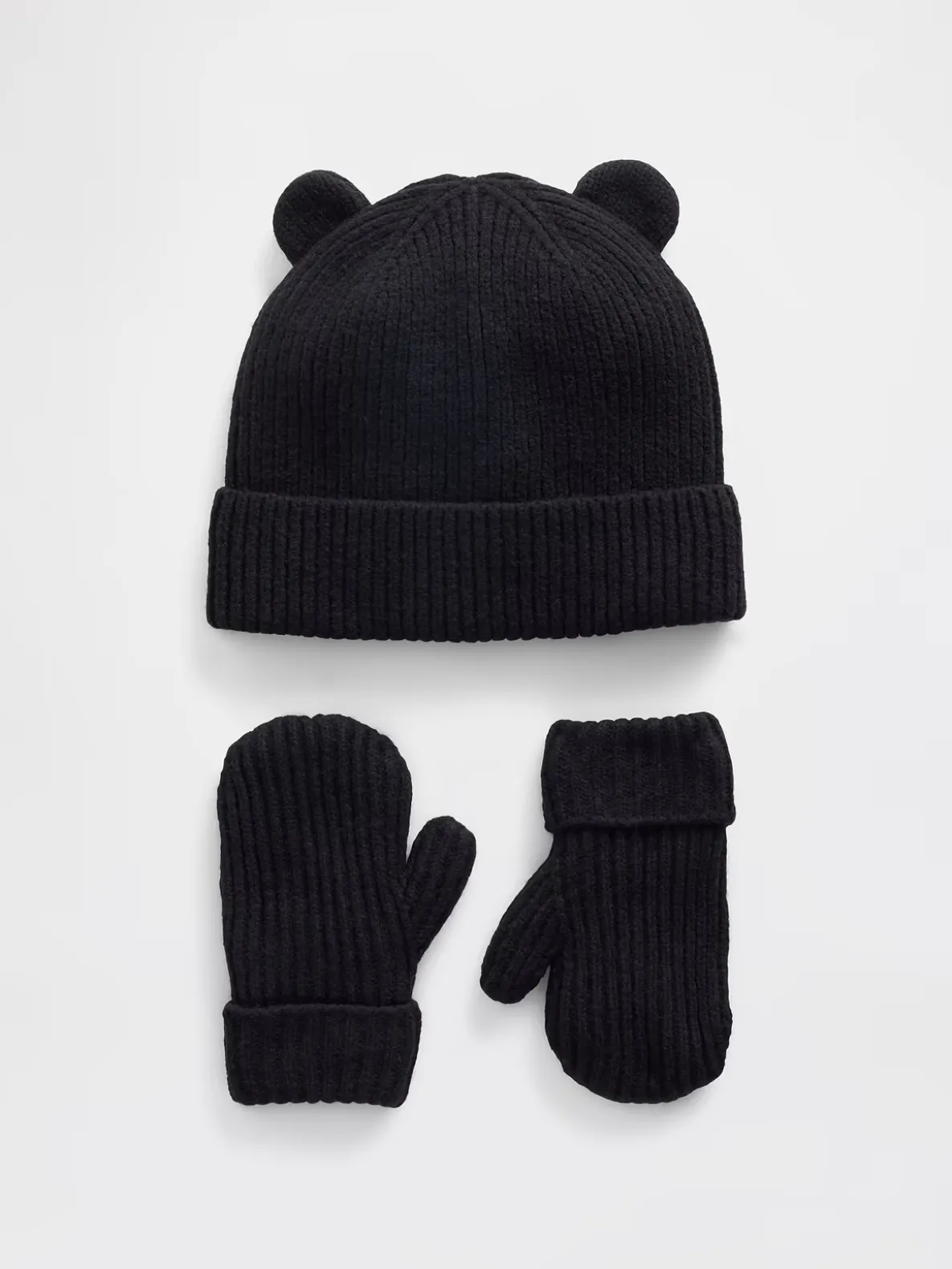 Baby & Toddler CashSoft Bear Beanie & Mittens Set