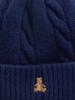 Baby & Toddler CashSoft Cable-Knit Beanie & Mittens Set