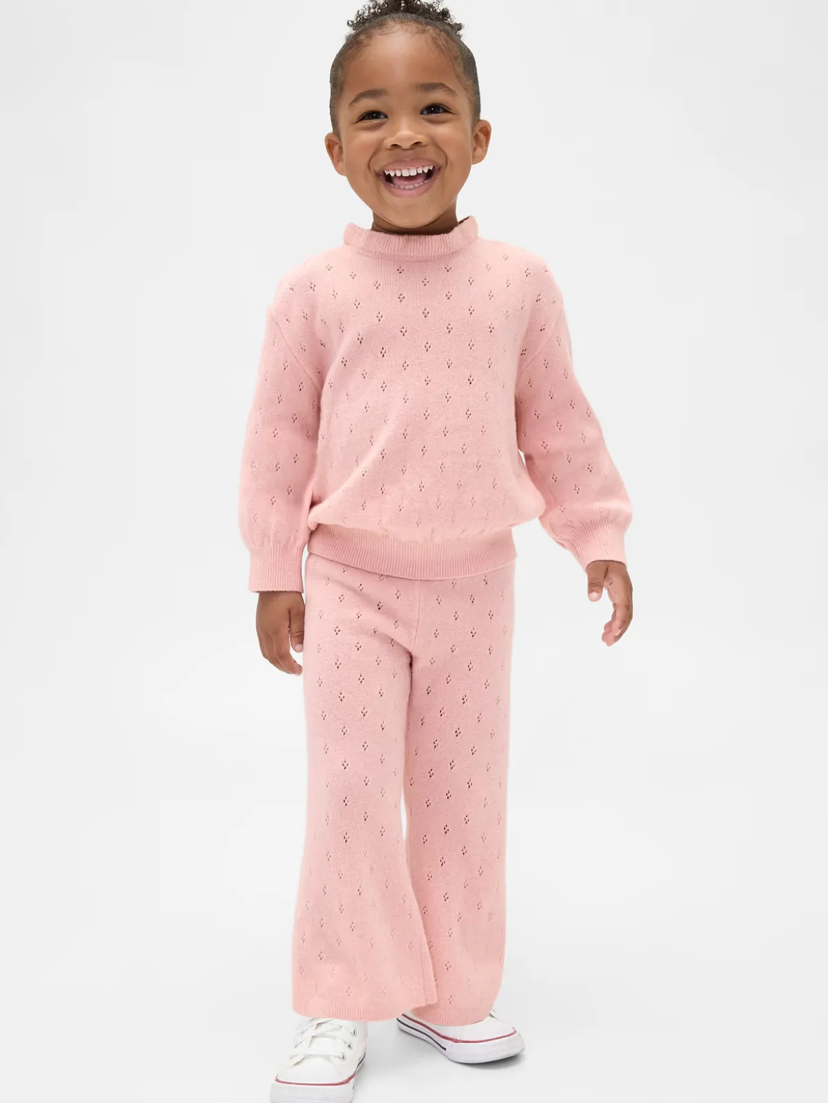 Baby & Toddler CashSoft Pointelle Flare Pants