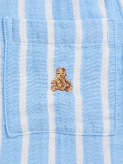 Baby & Toddler Cotton Gauze Print Polo Shirt
