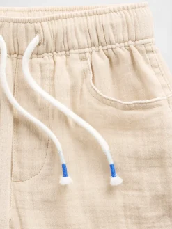 Baby & Toddler Cotton Gauze Pull-On Barrel Pants