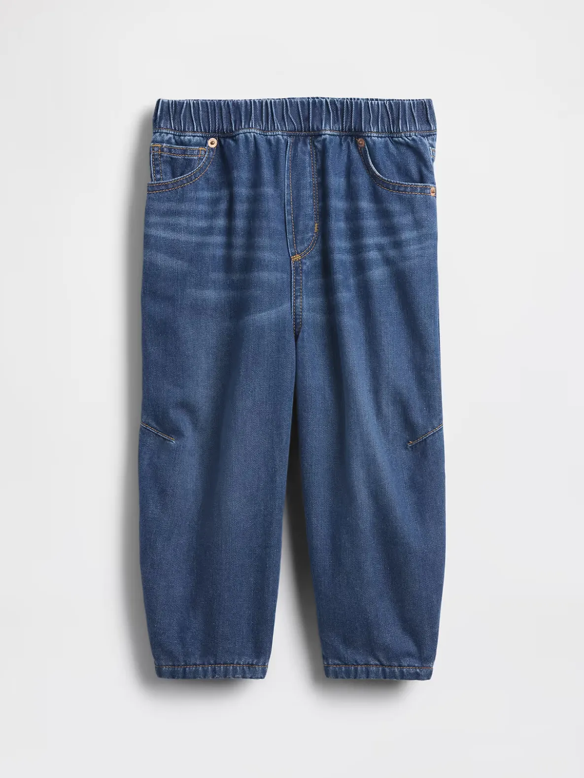 Baby & Toddler Cozy-Lined Barrel Jeans