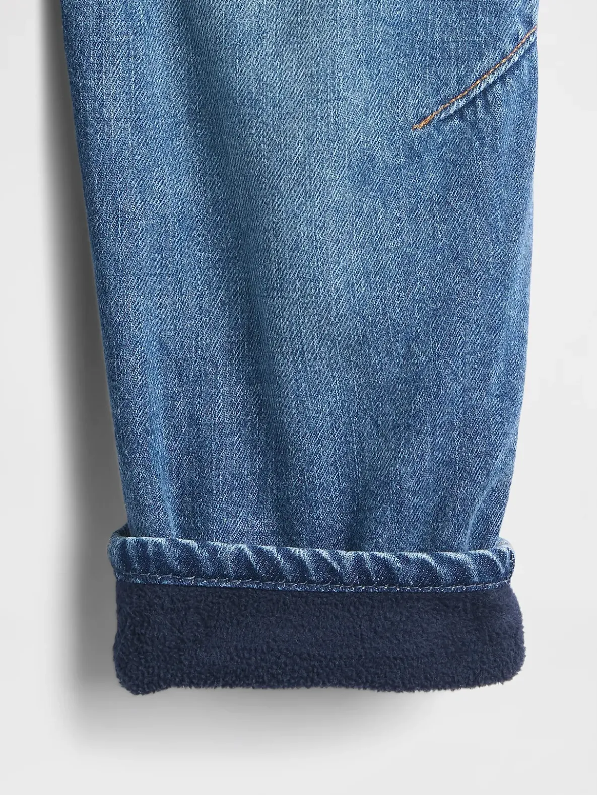 Baby & Toddler Cozy-Lined Barrel Jeans