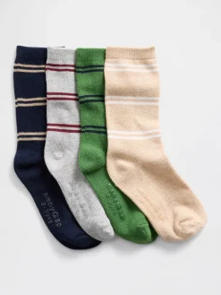 Baby & Toddler Crew Socks (4-Pack)