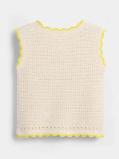 Baby & Toddler Crochet Heart Sweater Tank