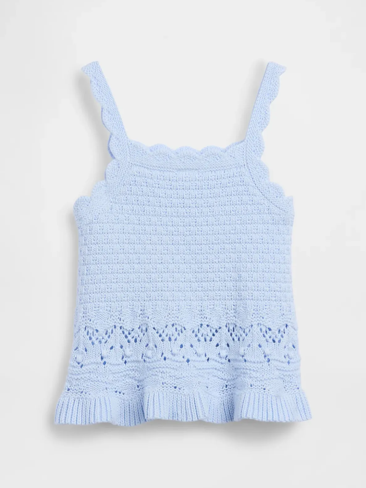 Baby & Toddler Crochet Scalloped Tank Top