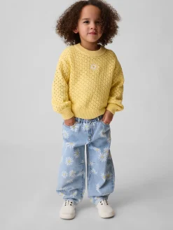 Baby & Toddler Daisy Horseshoe Jeans