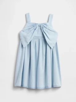 Baby & Toddler Denim Bow Dress