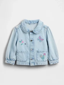 Baby & Toddler Denim Embroidered Chore Jacket