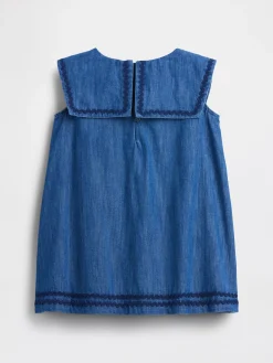 Baby & Toddler Denim Sailor Dress