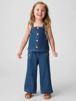 Baby & Toddler Denim Shell Tank Top