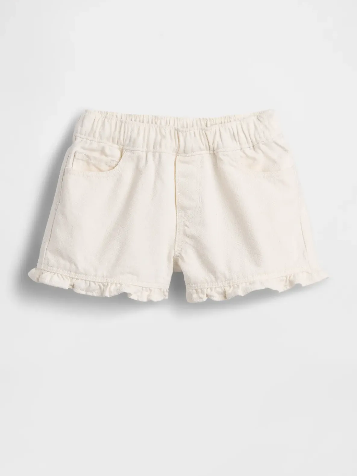 Baby & Toddler Denim Stride Pull-On Ruffle Shorts