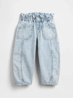 Baby & Toddler Denim Stripe Horseshoe Jeans