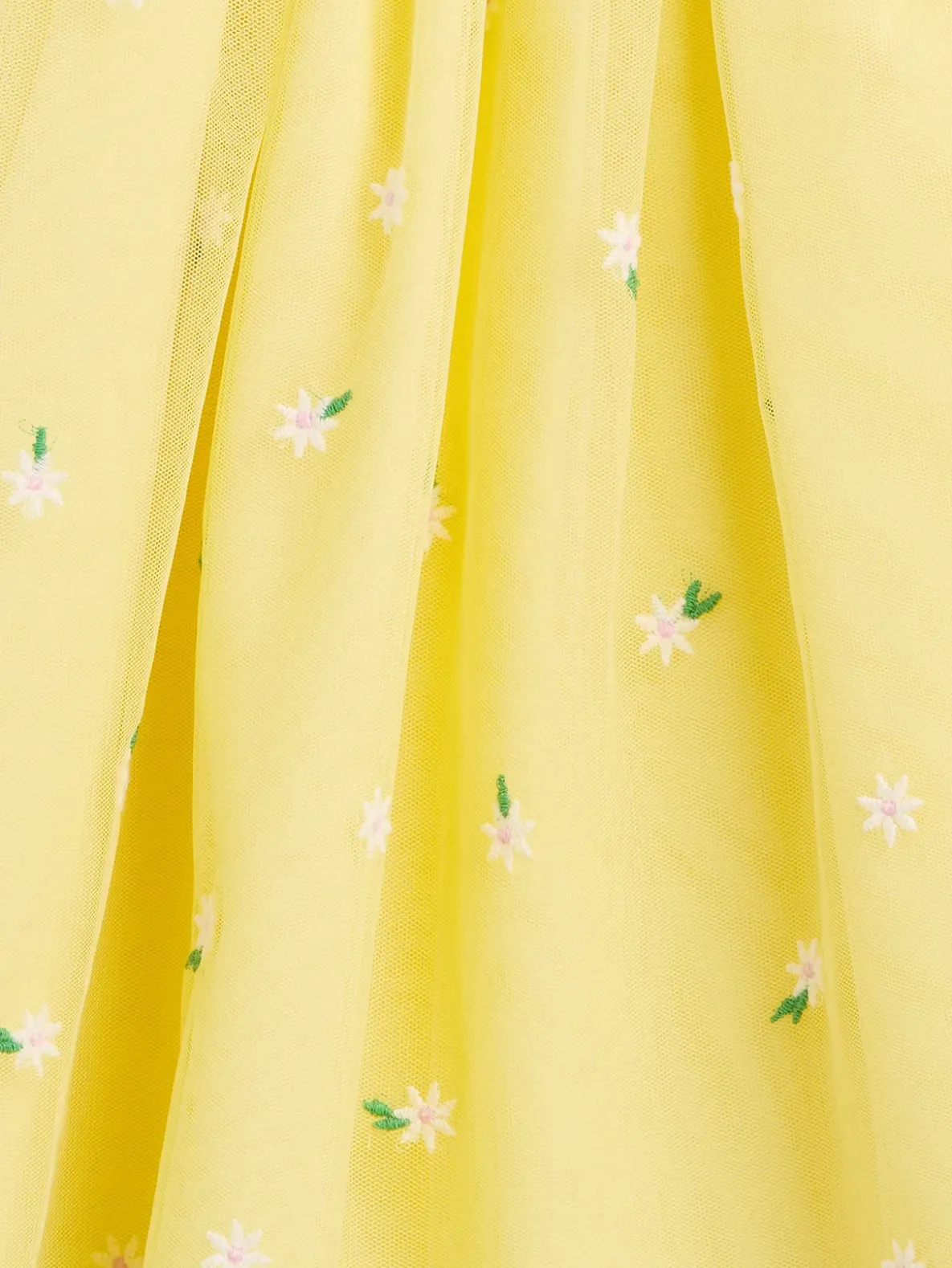 Baby & Toddler Embroidered Daisy Tulle Dress