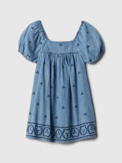Baby & Toddler Embroidered Denim Dress