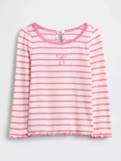 Baby & Toddler Embroidered Graphic Rib T-Shirt