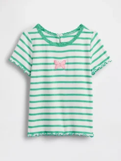 Baby & Toddler Embroidered Rib T-Shirt
