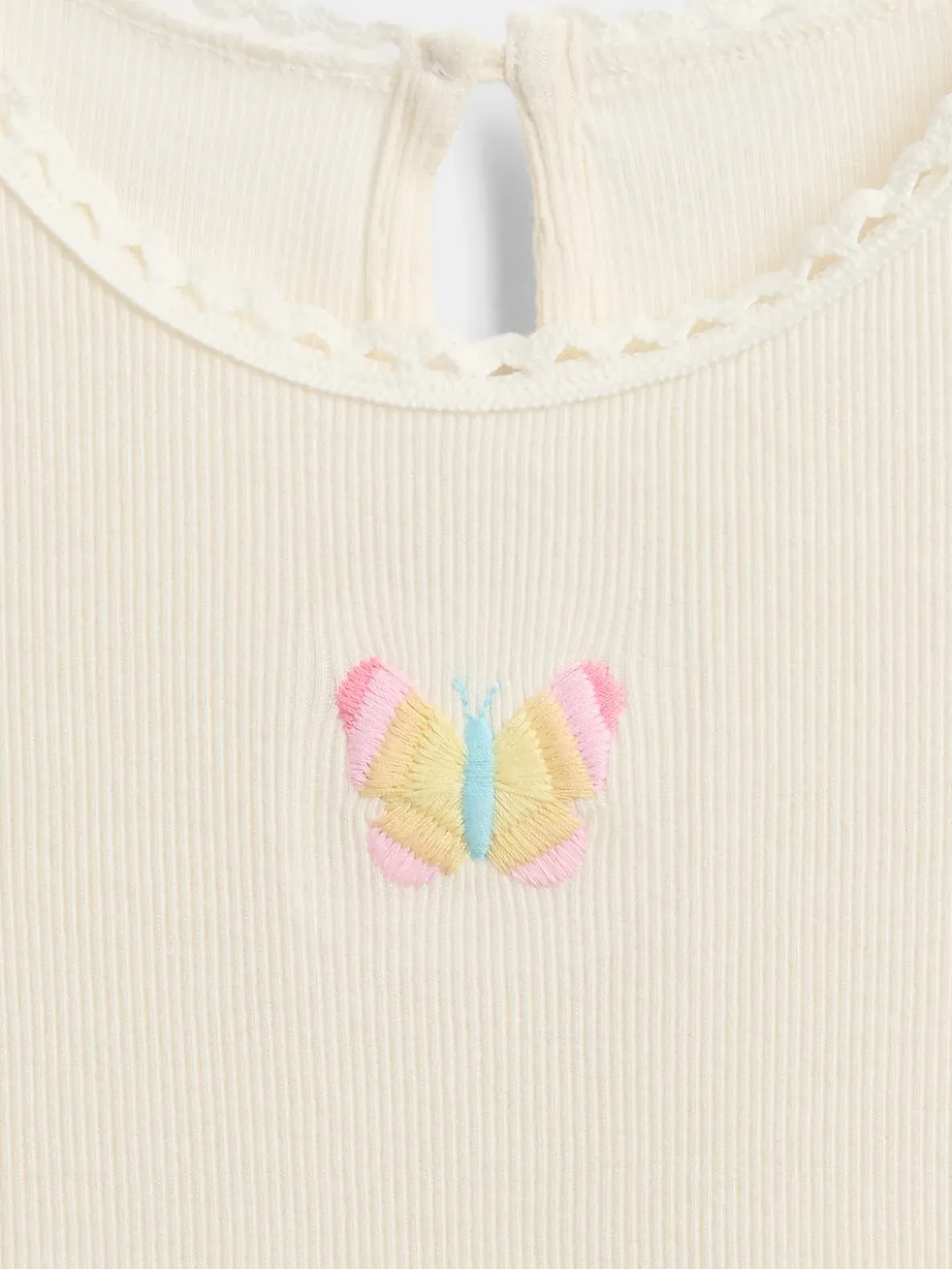 Baby & Toddler Embroidered Graphic Rib T-Shirt