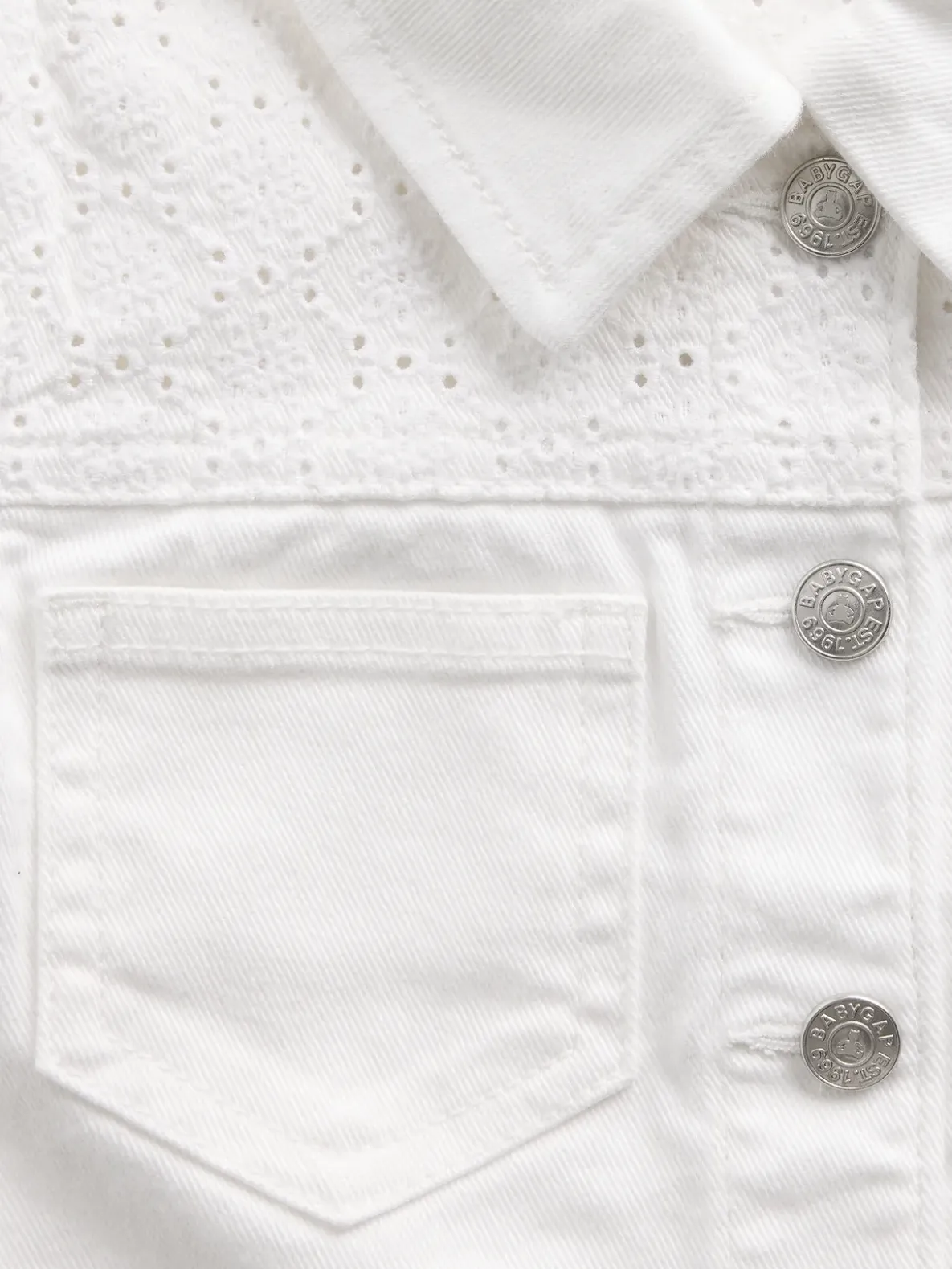 Baby & Toddler Eyelet Denim Jacket
