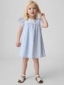 Baby & Toddler Eyelet Gingham Dress