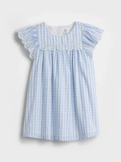 Baby & Toddler Eyelet Gingham Dress