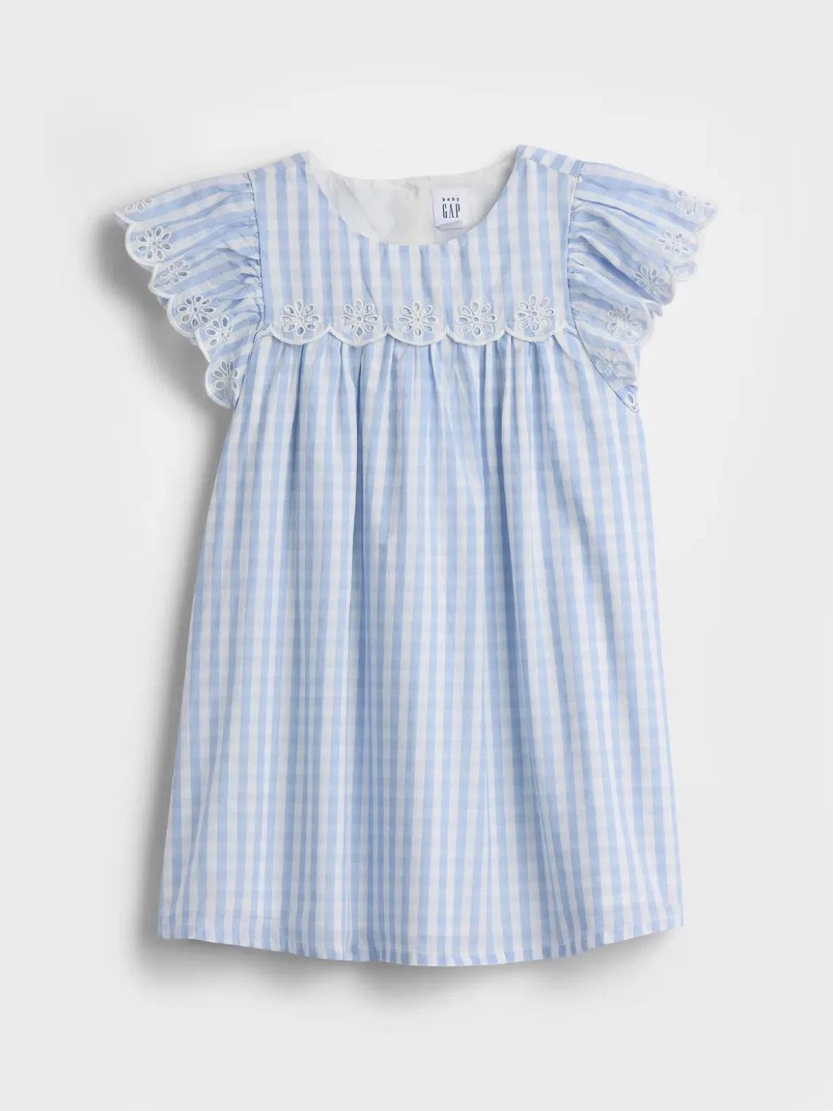 Baby & Toddler Eyelet Gingham Dress