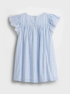 Baby & Toddler Eyelet Gingham Dress