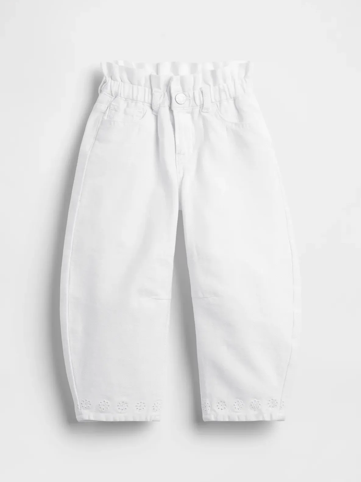 Baby & Toddler Eyelet-Hem Horseshoe Jeans