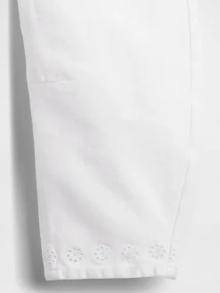 Baby & Toddler Eyelet-Hem Horseshoe Jeans