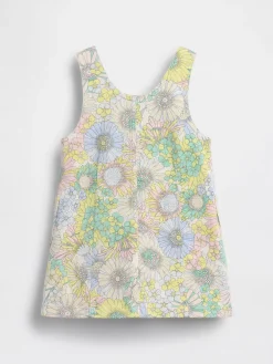Baby & Toddler Floral Denim Jumper Dress