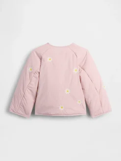 Baby & Toddler Floral Embroidered Quilted Jacket