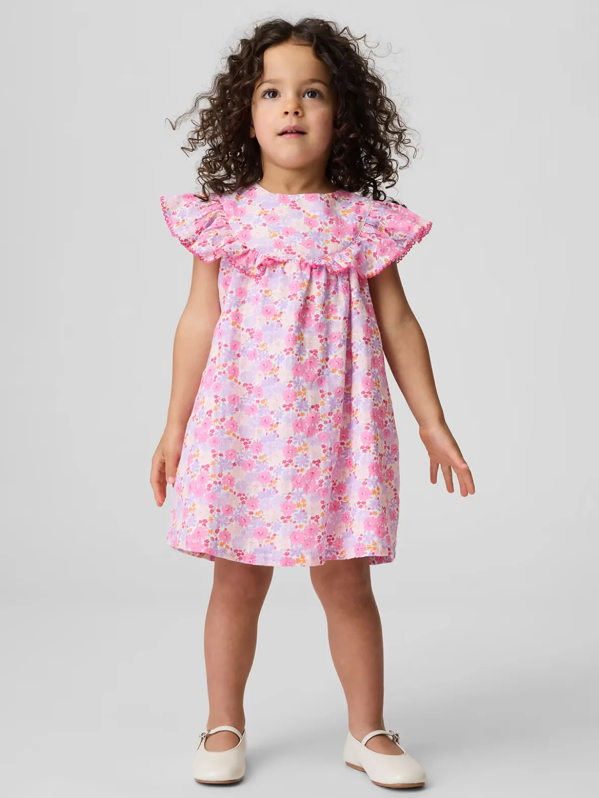 Baby & Toddler Floral Ruffle Dress