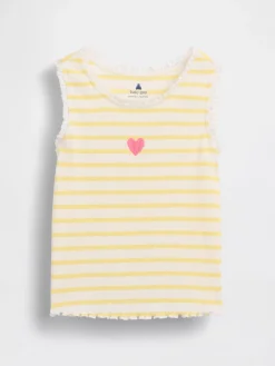 Baby & Toddler Graphic Stripe Rib Tank Top