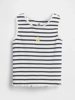 Baby & Toddler Graphic Stripe Rib Tank Top