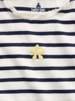 Baby & Toddler Graphic Stripe Rib Tank Top