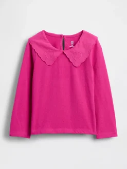 Baby & Toddler Heart Collar Top